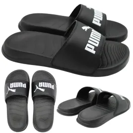 puma-klapki-czarne-komfortowe-meskie-popcat-na-plaze-basen-r-39