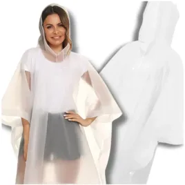 biale-wodoodporne-poncho-na-rower-motocykl-przeciwdeszczowe-unisex