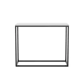 toaletka-konsola-100x25x80-bialy-blat-czarny-stelaz-stalowy-loft