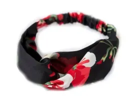 opaska-materialowa-turbanka-kwiaty-o324cz