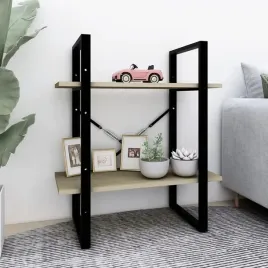 2-poziomowy-regal-na-ksiazki-dab-sonoma-60x30x70-cm-plyta-lumarko