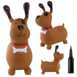 skoczek-gumowy-dla-dzieci-reksio-60-cm-brazowy-do-skakania-z-pompka