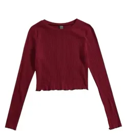 shein-top-damski-czerwony-z-dlugimi-rekawami-casual-38-1ag