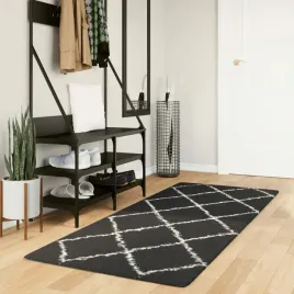 dywan-z-wysokim-runem-czarno-kremowy-80x200-cm-lumarko