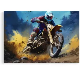 2-x-obraz-90x60-samochody-motor-cross-aprilla-kawasaki-enduro-abstrakcja-ar
