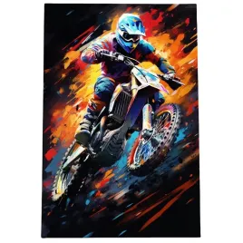 2-x-obraz-60x40-samochody-motor-cross-aprilla-kawasaki-enduro-abstrakcja-ar