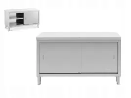 stol-gastronomiczny-blat-roboczy-150x60cm-z-szafka-stal-nierdzewna