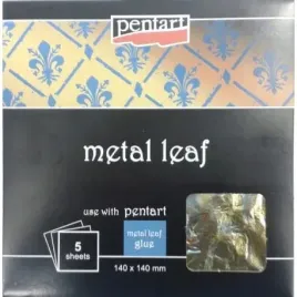 2-x-folia-do-zlocen-pentart-szlagmetal-5-arkuszy-14x14cm-decoupage-melanz-2