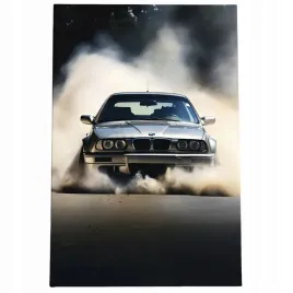2-x-obraz-90x60-samochody-bmw-e46-e36-m3-m4-dym-z-opon-sportowy-czerwony-wy