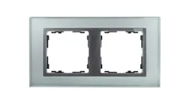 simon-82-ramka-podwojna-pozioma-kamien-srebro-ramka-posrednia-aluminium-ma