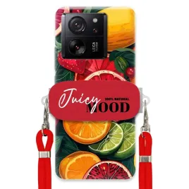 etui-do-xiaomi-13t-czerwona-smycz-crossbody-uchwyt-modne-juice-mood-owoce