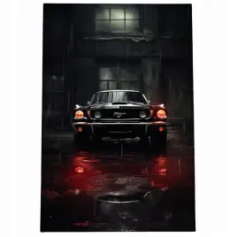 2-x-obraz-60x40-samochody-ford-mustang-shleby-do-garazu-retro-klasyk-czarny