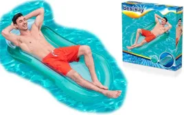 2-x-materac-dmuchany-do-plywania-lezak-plazowy-160x84cm-fotel-wodny-z-siatk