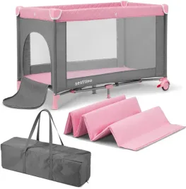 2-x-lozeczko-turystyczne-skladane-sesttino-lia-kojec-torba-kola-hamulec