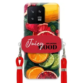 etui-do-xiaomi-13-czerwona-smycz-crossbody-uchwyt-modne-juice-mood-owoce