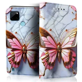 etui-z-klapka-na-telefon-realme-c21y-case-portfel-wzory-szklo-szybka