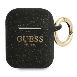 guess-gua2sggek-do-airpods-cover-czarny-silicone-glitter