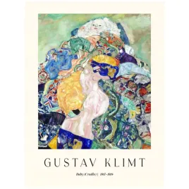 2-x-plakat-40x30-gustaw-klimt-dziecko-noworodek-reprodukcja-boho-20-wzorow