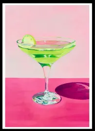 plakat-na-sciane-do-salonu-i-kuchni-egzotyczny-drink-z-limonka-100x70-cm