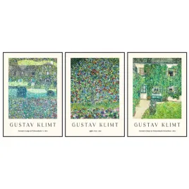 2-x-zestaw-3-plakatow-90x60-gustav-klimt-nowoczesny-reprodukcja-boho-malowa