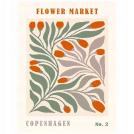 2-x-plakat-40x30-kwiaty-minimalizm-nowoczesny-miasta-kopenhaga-boho-12-wzor