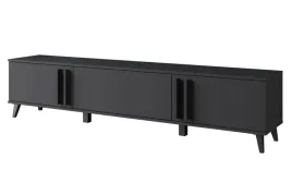 nowoczesny-lowboard-helsinki-180-cm-3-klapy-lamele-czarny-grafit