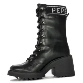 pepe-jeans-botki-damskie-czarne-sznurowane-37-awf