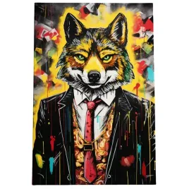 2-x-obraz-90x60-motywacja-wilk-abstrakcja-pop-art-garnitur-graffiti-nowocze