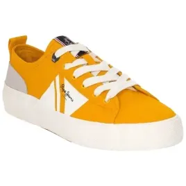 pepe-jeans-allen-falg-meskie-buty-zolte-trampki-niskie-sznurowane-45-awf