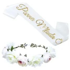 bialy-wianek-na-wieczor-panienski-szarfa-panna-mloda-gadzety-stroj-prezent