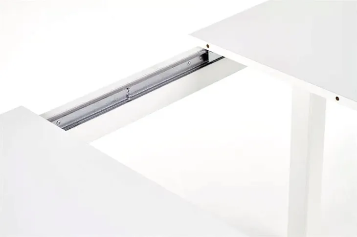 stol-rozkladany-halmar-maurycy-118-158x75-cm-bialy-prostokatny-mdf-kolor-blatu-bialy