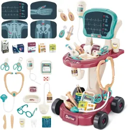 2-x-duzy-zestaw-malego-lekarza-rtg-ekg-wozek-dzwieki-akcesoria-29el-matadi