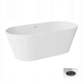 besco-biala-wanna-wolnostojaca-akrylowa-deeva-150x75-cm-maskownica-szary
