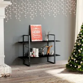2-poziomowy-regal-na-ksiazki-czarny-100x30x70-cm-plyta-lumarko