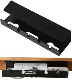uchwyt-polka-oslona-maskownica-na-zasilacz-pod-biurko-blat-organizer-czarna
