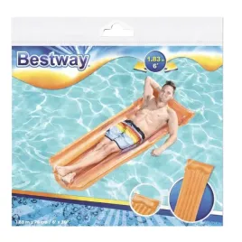 materac-dmuchany-do-plywania-pomaranczowy-plazowy-bestway-44013-183x76-cm