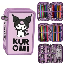 piornik-potrojny-z-wyposazeniem-kuromi-violet-st-majewski