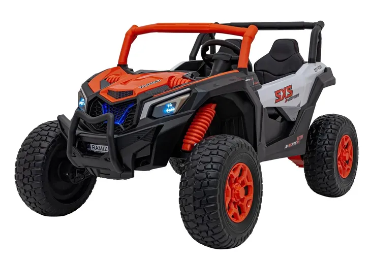 Auto na akumulator Quad Buggy UTV X3 Off-Road 4 x 200 W 24V Pomarańczowy