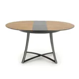 stol-okragly-halmar-moretti-rozkladany-118-148-cm-dab-zloty-metalowy-kolor-mebla-dab-zloty