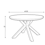 stol-okragly-signal-ritmo-120-cm-blat-dab-naturalny-czarny-metalowy-kolekcja-stoly