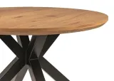 stol-okragly-signal-ritmo-120-cm-blat-dab-naturalny-czarny-metalowy-material-blatu-plyta-laminowana