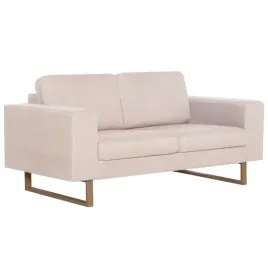 vidaxl-sofa-2-osobowa-tapicerowana-tkanina-kremowa
