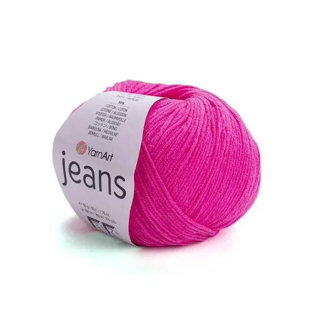 YarnArt Jeans 59 cukierkowy różowy