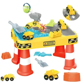 2-x-stolik-stol-wodny-piaskownica-pojazdy-budowlane-konewka-foremki-matadi