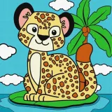malowanie-po-numerach-gepard-25x25cm