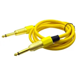 2x-jack-63-mono-1m-kabel-instrumentalny-keybord-gitara-gold-wtyki-zolty