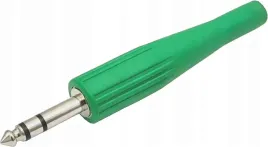 wtyk-jack-63-stereo-nikiel-na-kabel-zielony-guma