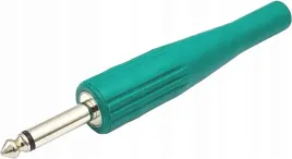 wtyk-jack-63-mono-nikiel-na-kabel-zielony-guma