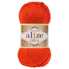 alize-diva-37-czerwono-pomaranczowy