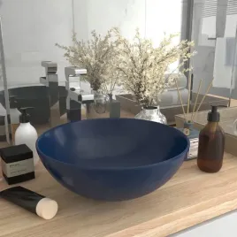 umywalka-lazienkowa-ceramiczna-ciemnoniebieska-okragla-lumarko